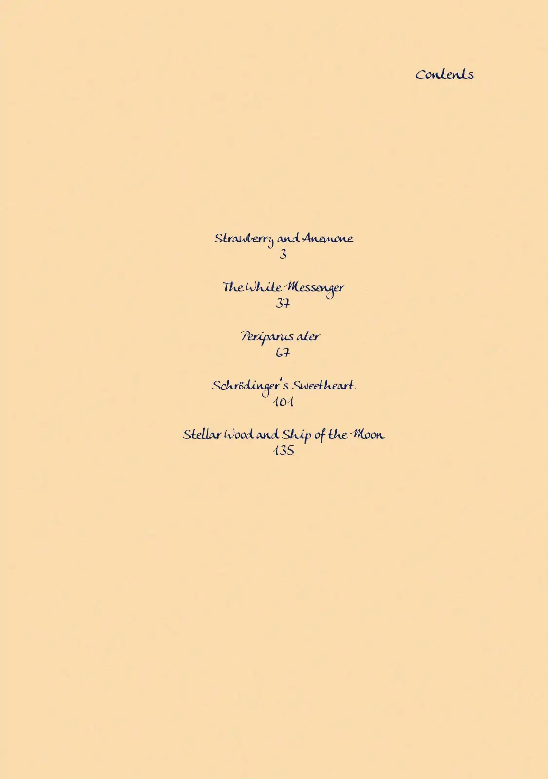 The Story of Letters Chapter 1 page 4 - Chapter 1: Strawberry and Anemone