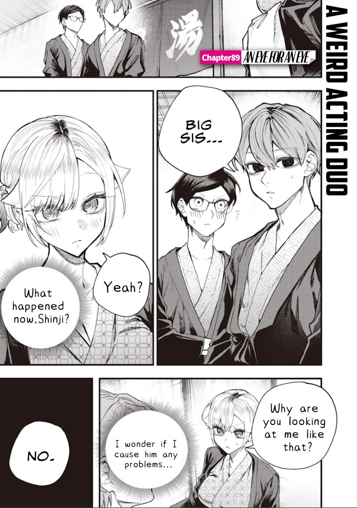 The Story of Making My Bitchy Gal Sister Understand Chapter 89 page 1 - Chapter 89: 『AN EYE FOR AN EYE』