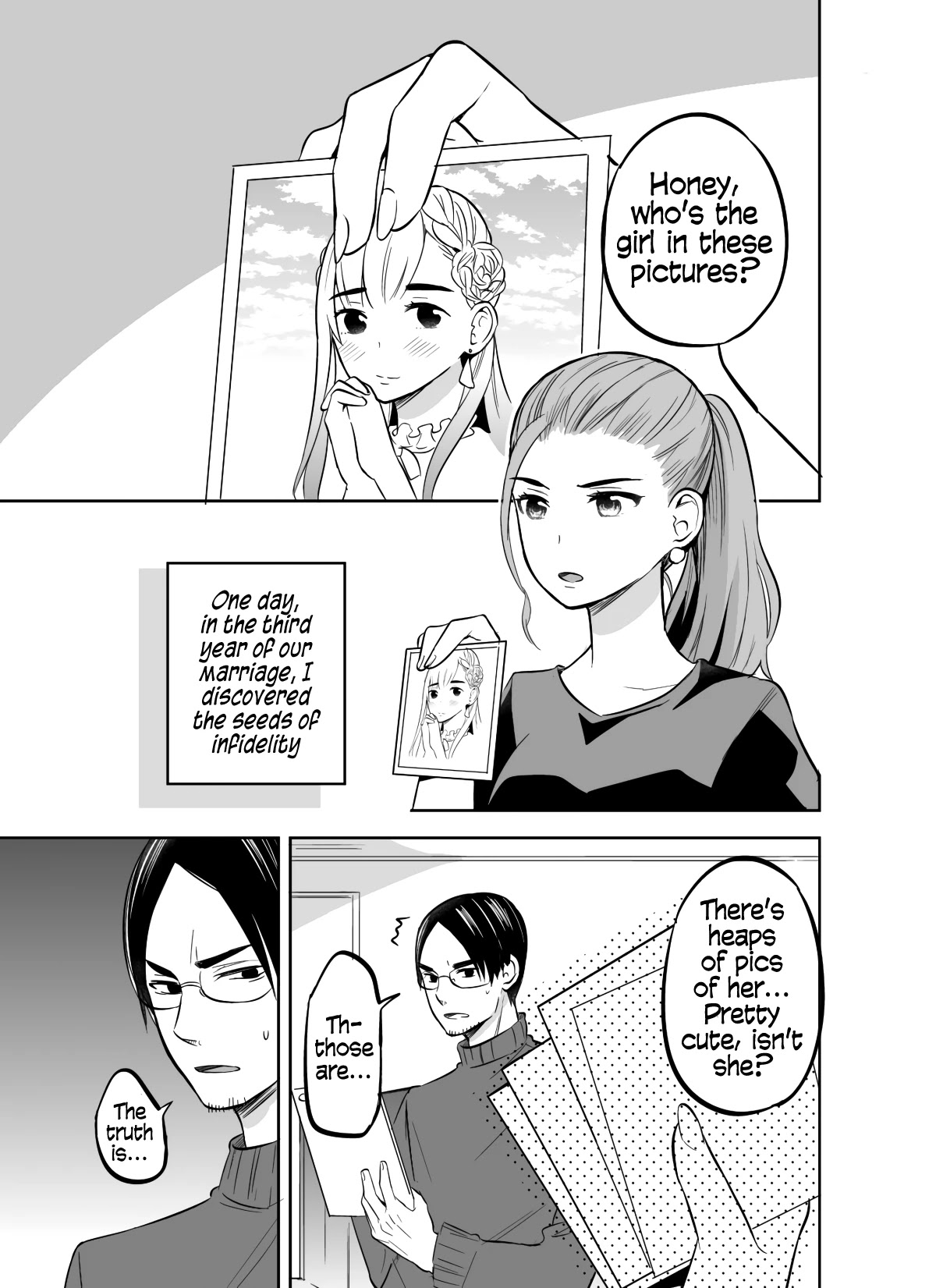 The Story of My Husband's Cute Crossdressing Chapter 1 page 1 - Chapter 1: The Photos of a Husband's Infidelity?!