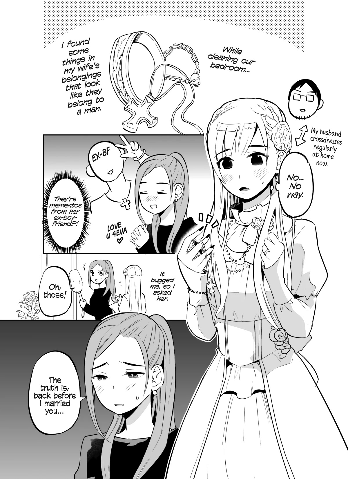 The Story of My Husband's Cute Crossdressing Chapter 4 page 1 - Chapter 4: My Wife's Past and Present