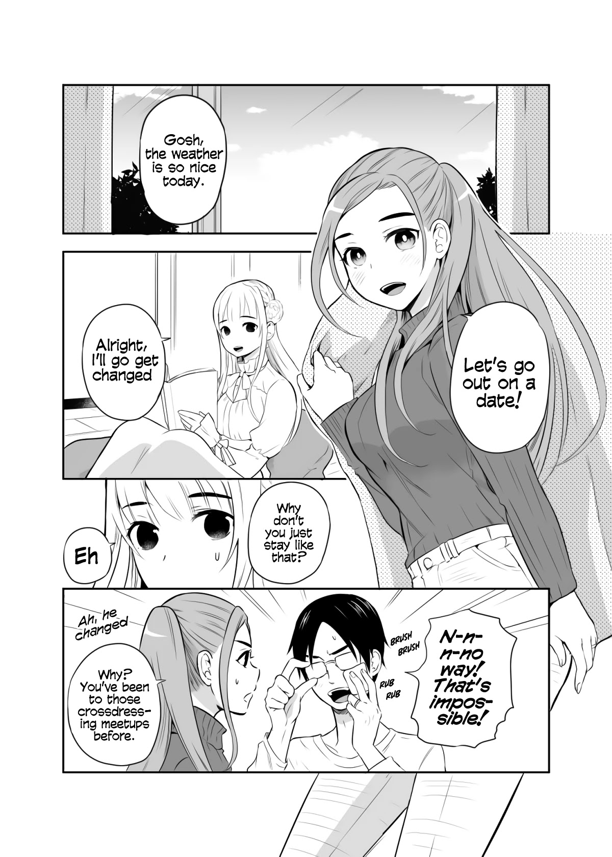 The Story of My Husband's Cute Crossdressing Chapter 6 page 1 - Chapter 6: Let's go out!