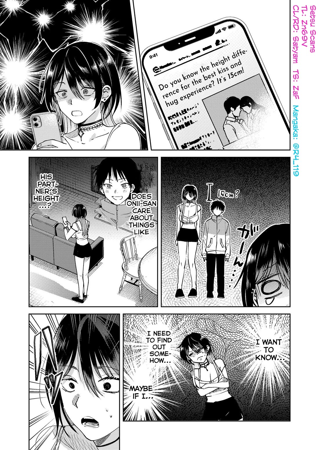 The Story of This Scary Consignee Girl Chapter 17.7 page 1 - Chapter 17.7: The Scary Consignee Is Concerned About The Height Difference