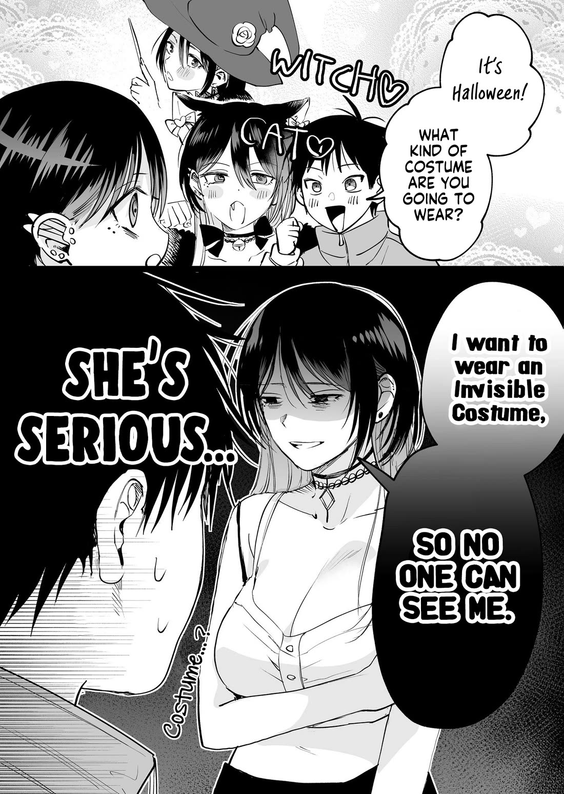The Story of This Scary Consignee Girl Chapter 19.5 page 1 - Chapter 19.5: Scary Consignee's Halloween Costume
