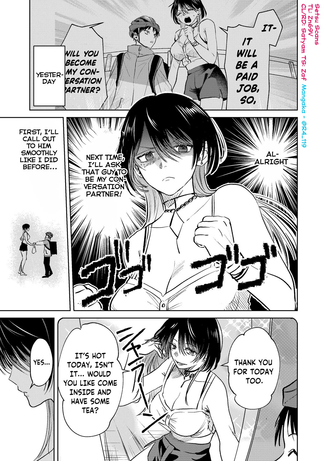 The Story of This Scary Consignee Girl Chapter 2.5 page 1 - Chapter 2.5