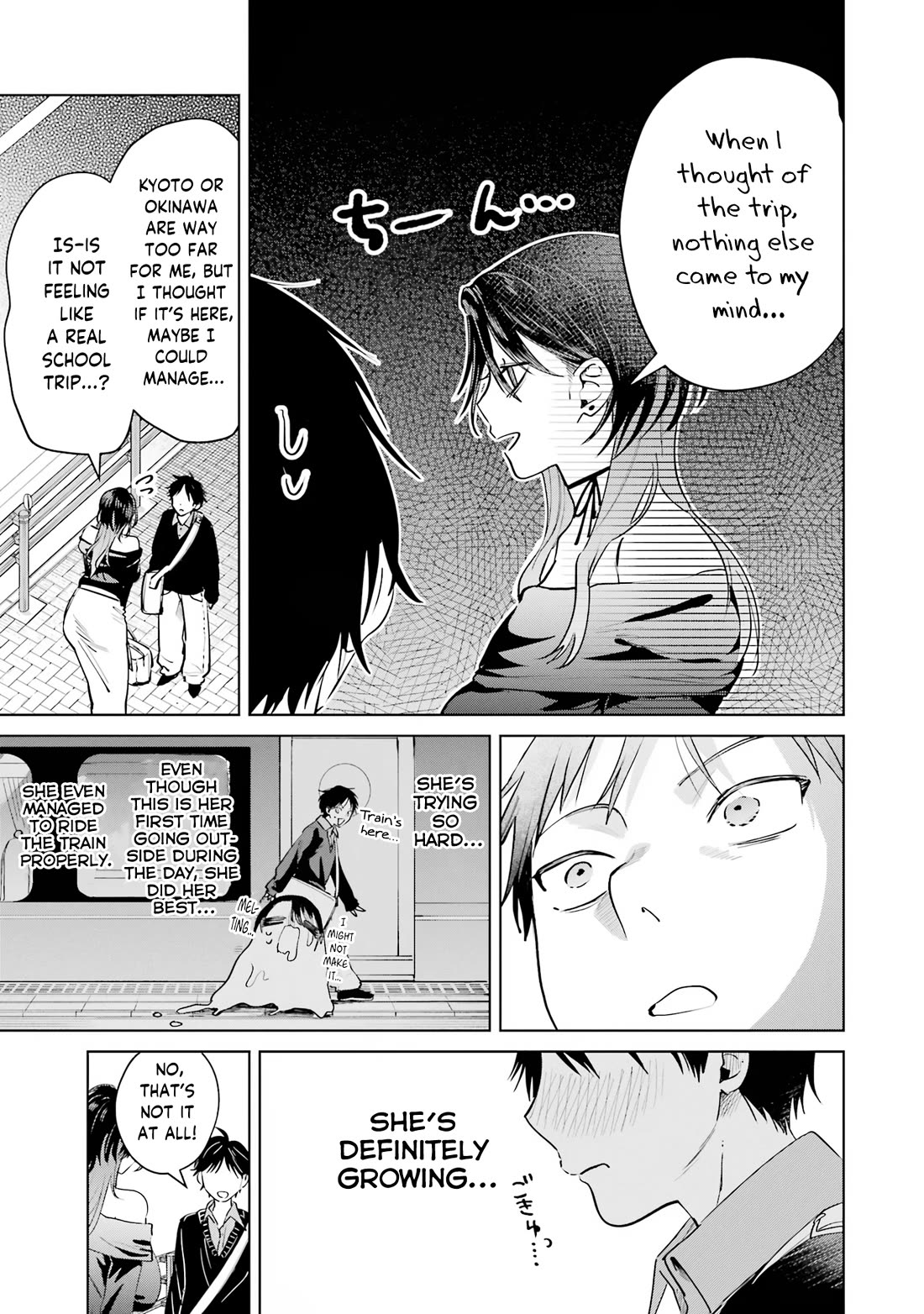 The Story of This Scary Consignee Girl Chapter 24 page 7 - Chapter 24: Going on a School Trip With Onee-san is Too Much for My Heart!
