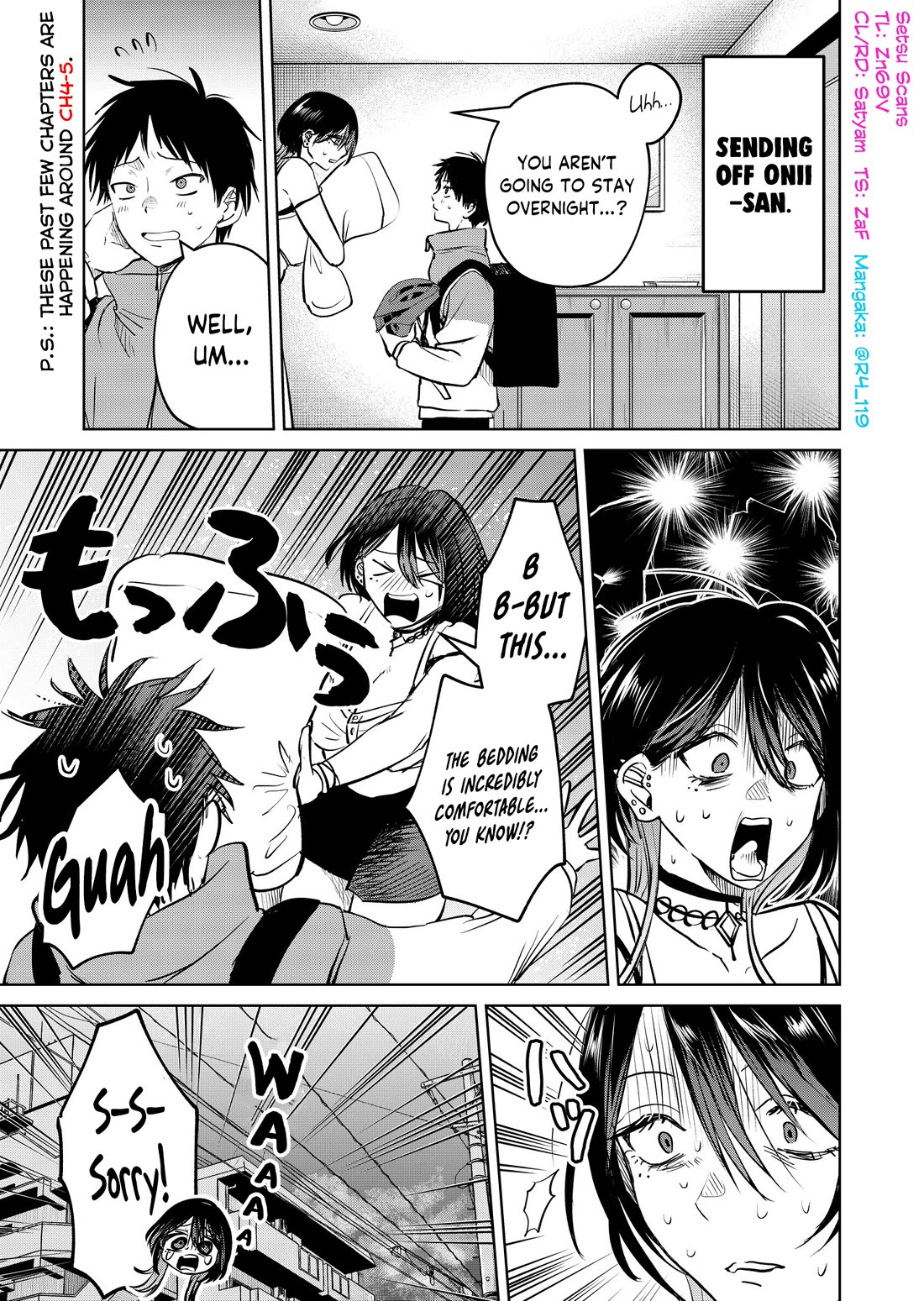 The Story of This Scary Consignee Girl Chapter 9.8 page 1 - Chapter 9.8: The Story About a Futon Touched by Someone You Care About