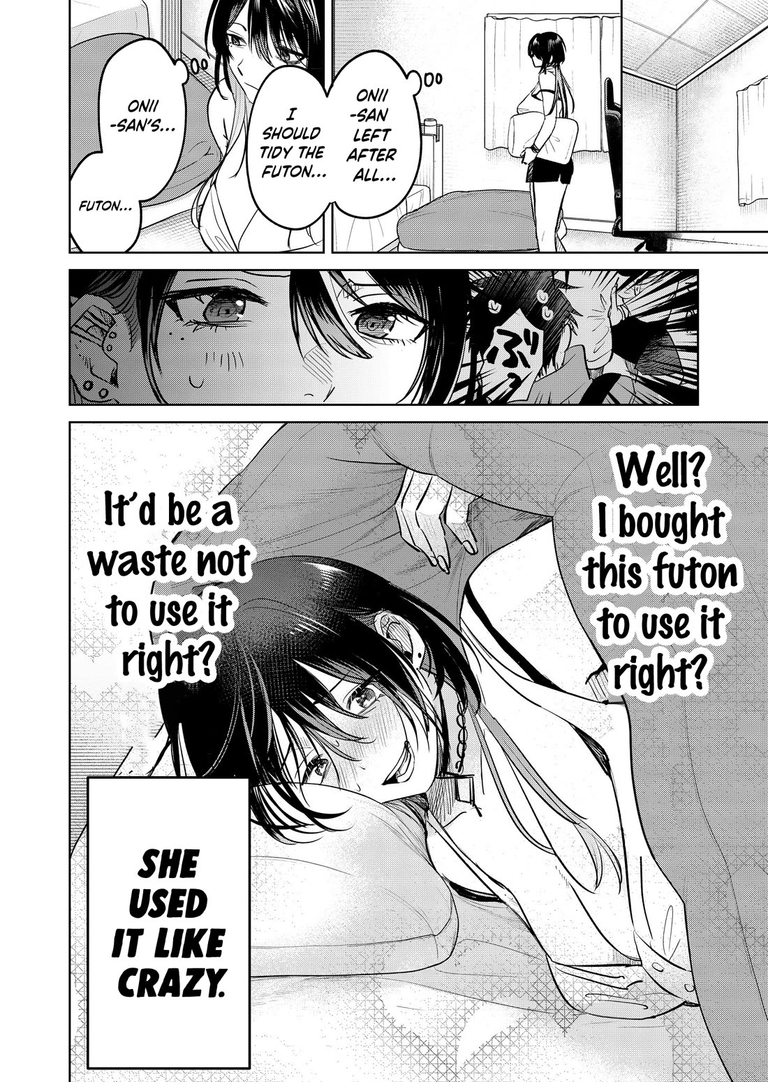 The Story of This Scary Consignee Girl Chapter 9.8 page 2 - Chapter 9.8: The Story About a Futon Touched by Someone You Care About