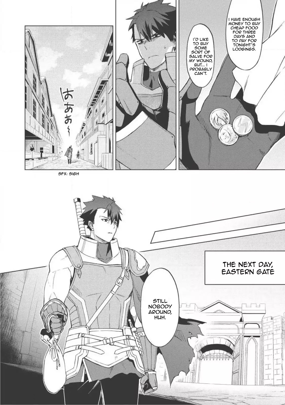 The Strange Adventure of a Broke Mercenary Chapter 1 page 29 - Chapter 1: Stuck, Before I Ran.