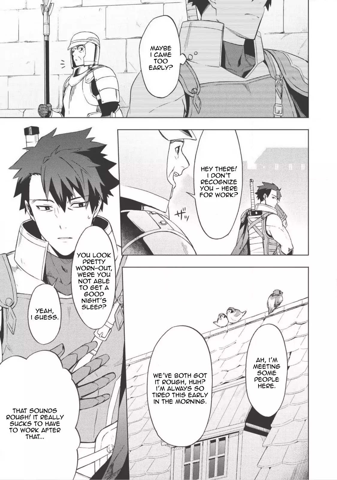 The Strange Adventure of a Broke Mercenary Chapter 1 page 30 - Chapter 1: Stuck, Before I Ran.