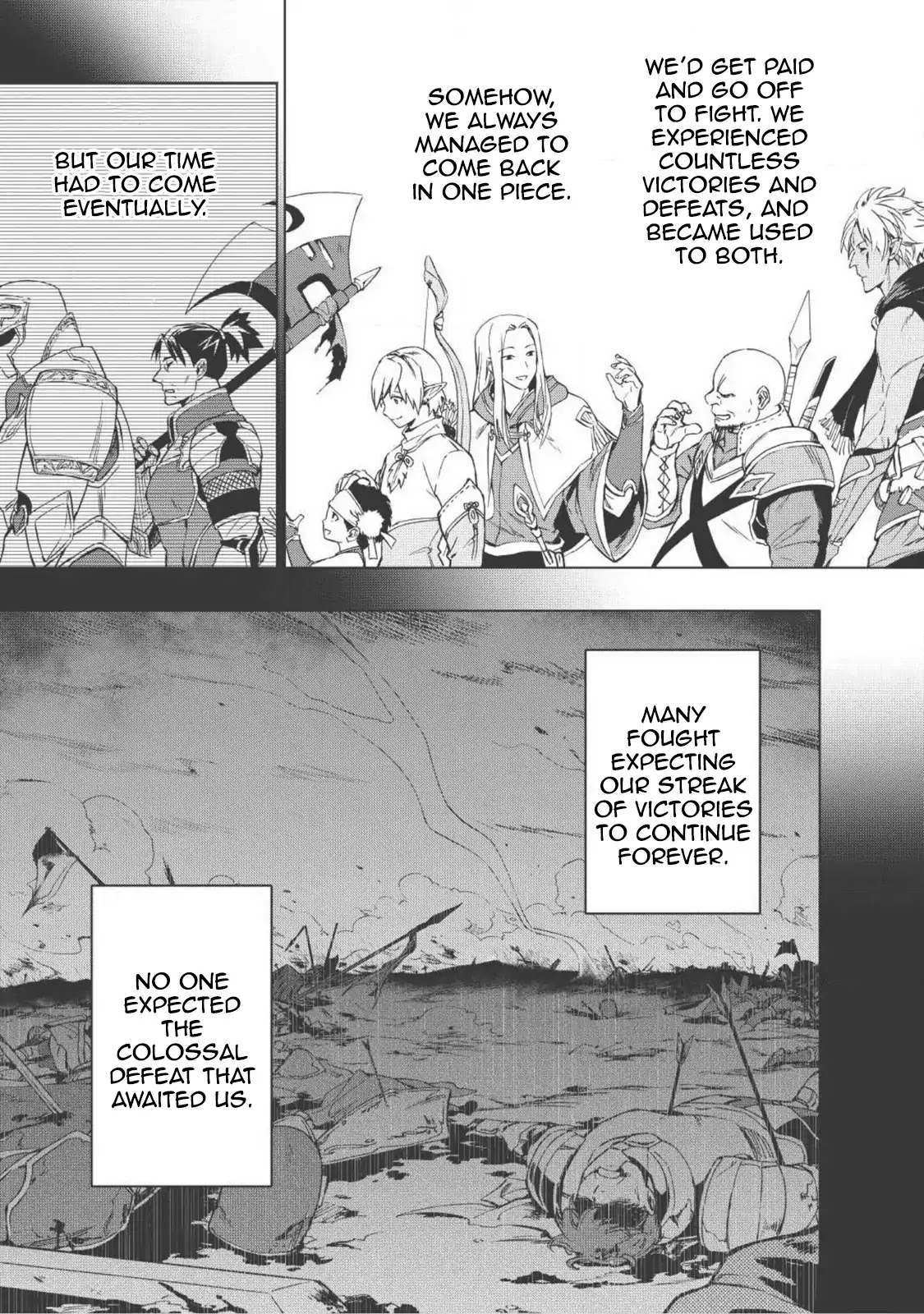 The Strange Adventure of a Broke Mercenary Chapter 1 page 4 - Chapter 1: Stuck, Before I Ran.