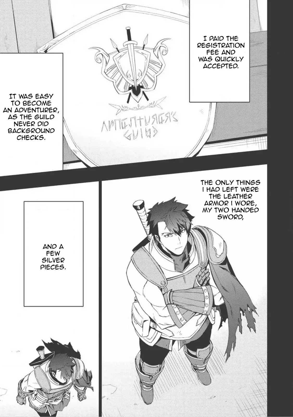 The Strange Adventure of a Broke Mercenary Chapter 1 page 6 - Chapter 1: Stuck, Before I Ran.