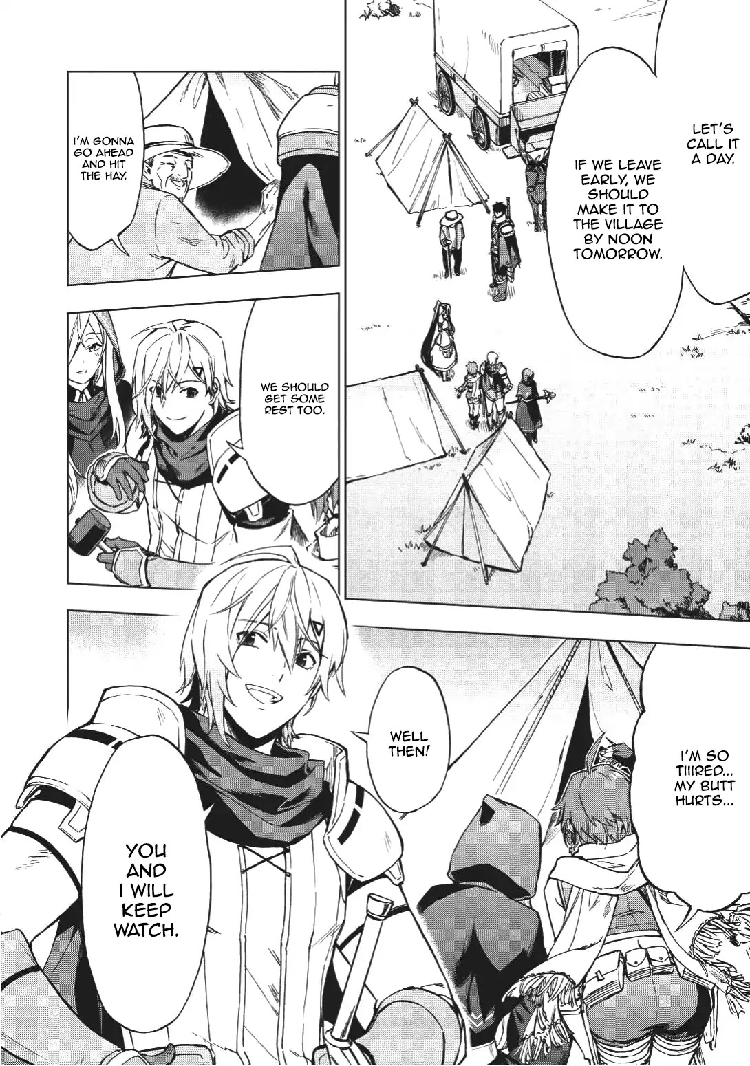 The Strange Adventure of a Broke Mercenary Chapter 2 page 4 - Chapter 2: I Give Up On This Party.
