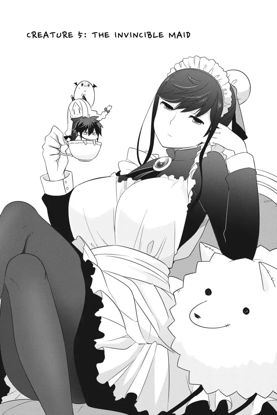 The Strange Creature at Kuroyuri Apartments Chapter 5 page 3 - Chapter 5: Vol.1 Creature 5: The Invincible Maid