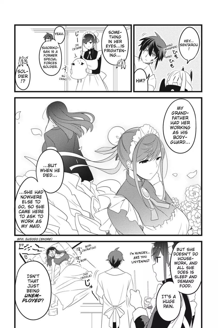 The Strange Creature at Kuroyuri Apartments Chapter 5 page 7 - Chapter 5: Vol.1 Creature 5: The Invincible Maid