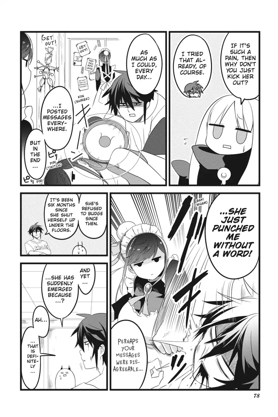 The Strange Creature at Kuroyuri Apartments Chapter 5 page 8 - Chapter 5: Vol.1 Creature 5: The Invincible Maid