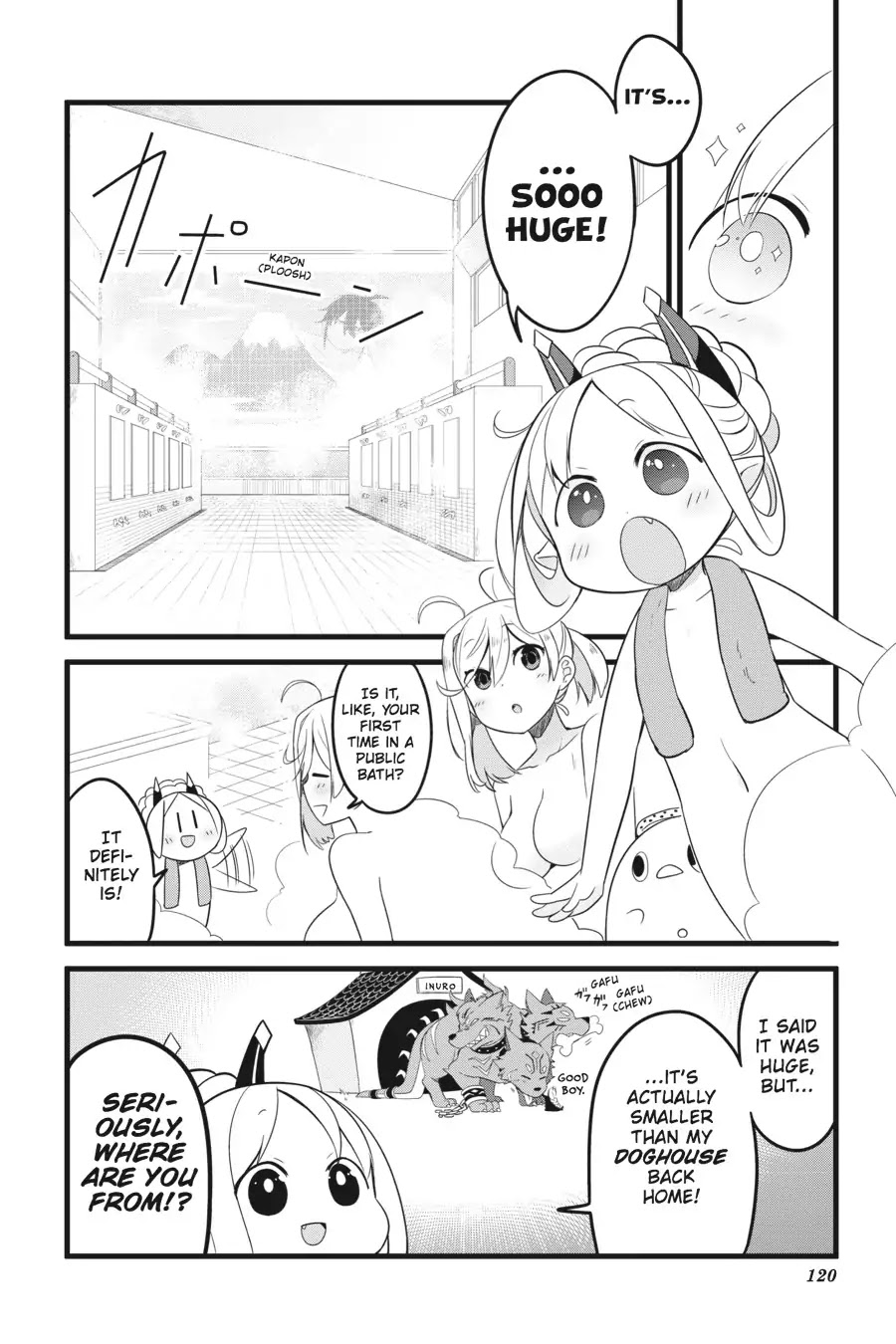 The Strange Creature at Kuroyuri Apartments Chapter 8 page 7 - Chapter 8: Vol.1 Creature 8: Steam Paradise