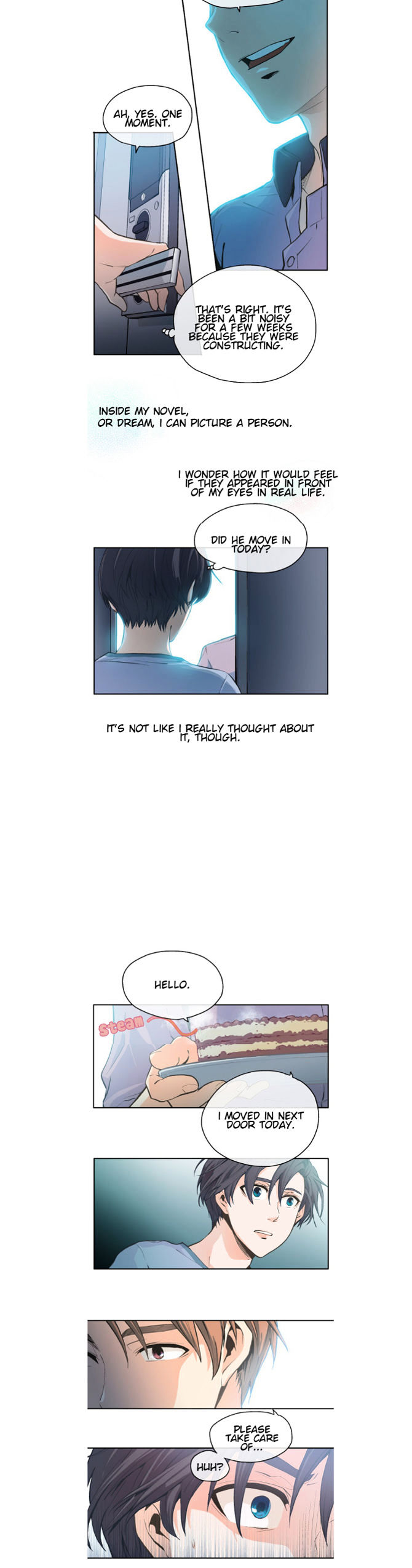 The Strange Story Of A Guy Next Door And A Novelist Chapter 1 page 6 - Chapter 1 : Hello, I Moved In Next Door...