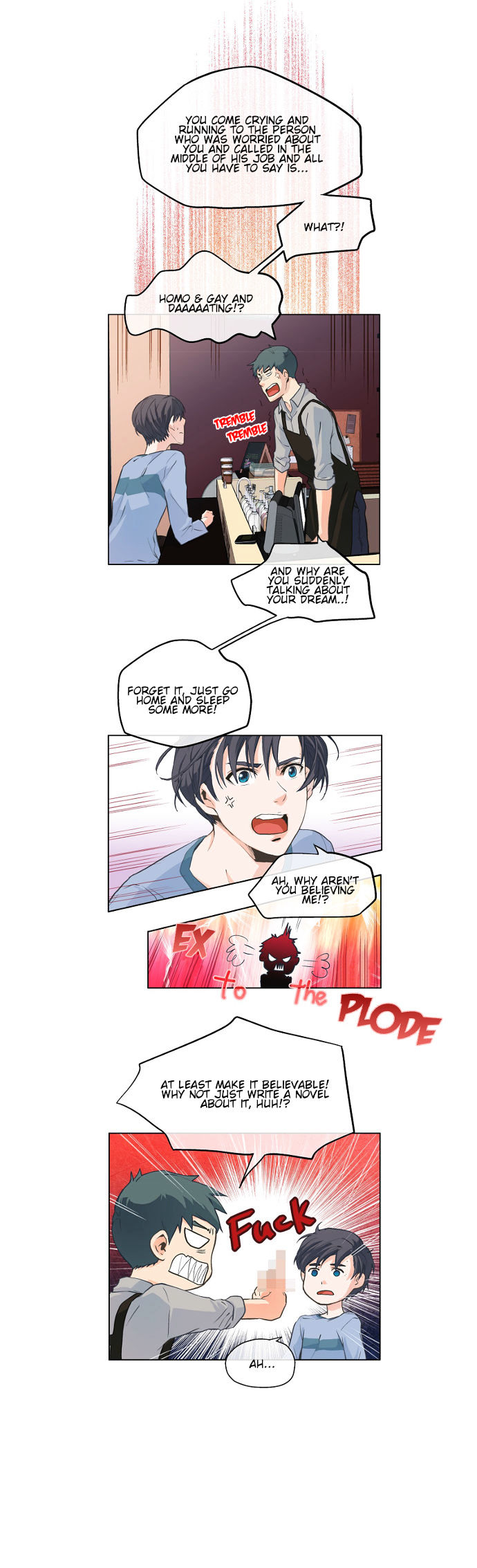 The Strange Story Of A Guy Next Door And A Novelist Chapter 2 page 14 - Chapter 2 : Ah, Sh*t...!