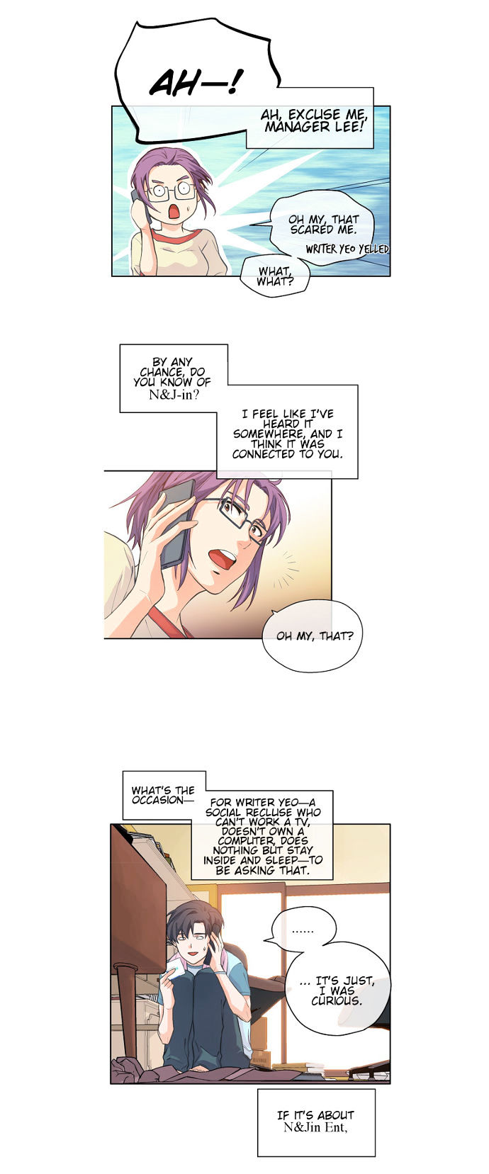 The Strange Story Of A Guy Next Door And A Novelist Chapter 4 page 19 - Chapter 4 : A Bird-Like Noise