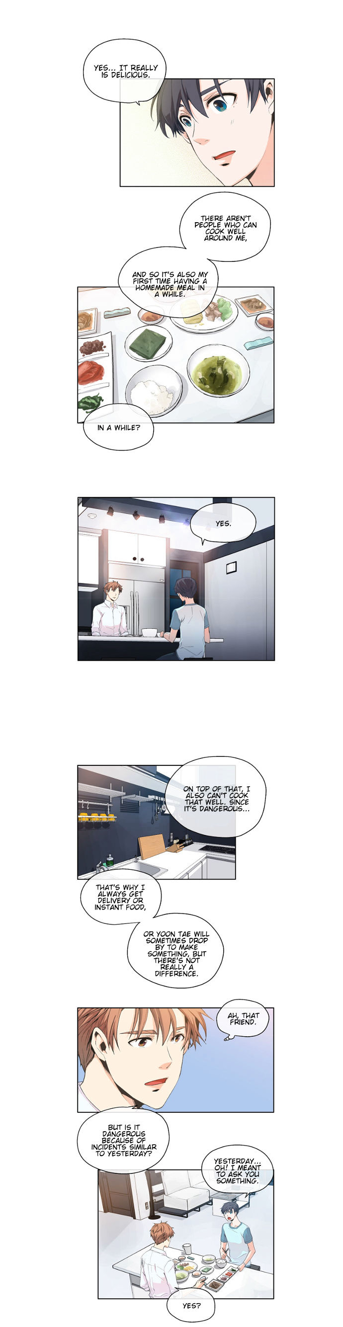 The Strange Story Of A Guy Next Door And A Novelist Chapter 5 page 8 - Chapter 5 : Your Cooking Skills Are Good
