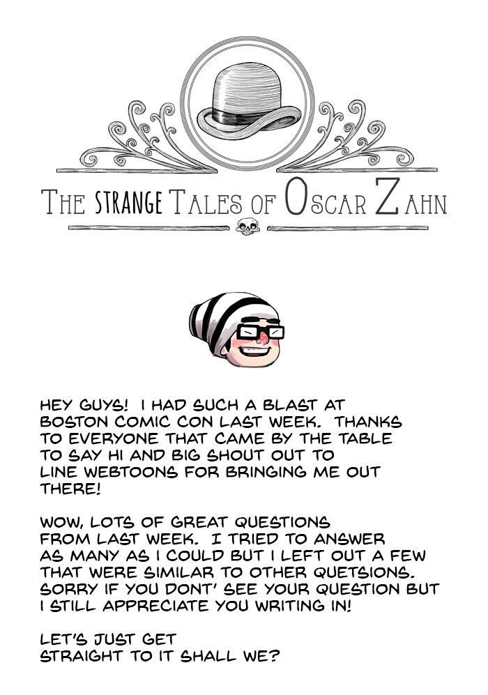 The Strange Tales of Oscar Zahn Chapter 13 page 1 - Chapter 13