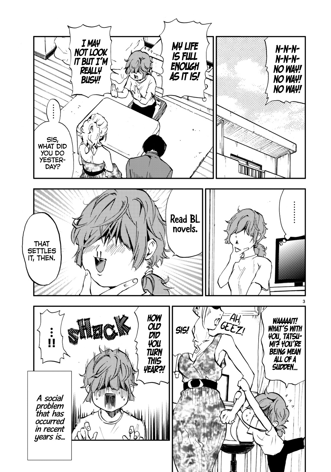 The Stray-away-man and the NEET Nee-chan Chapter 0 page 4 - Chapter 0 : [Oneshot]
