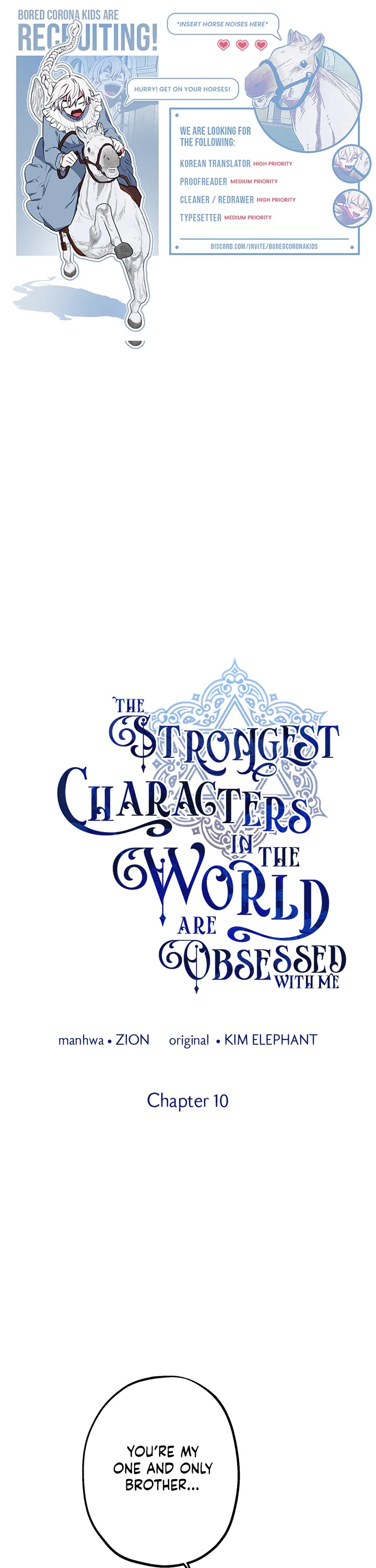 The Strongest Characters in the World Are Obsessed With Me Chapter 10 page 1 - Chapter 10