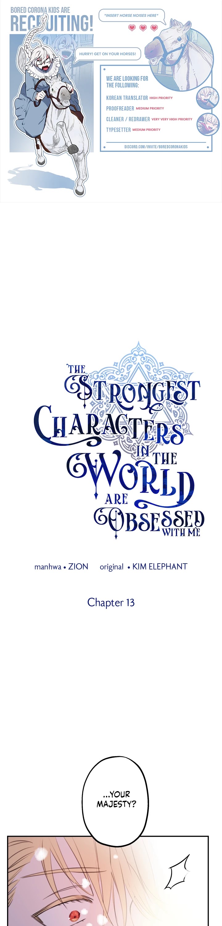 The Strongest Characters in the World Are Obsessed With Me Chapter 13 page 1 - Chapter 13