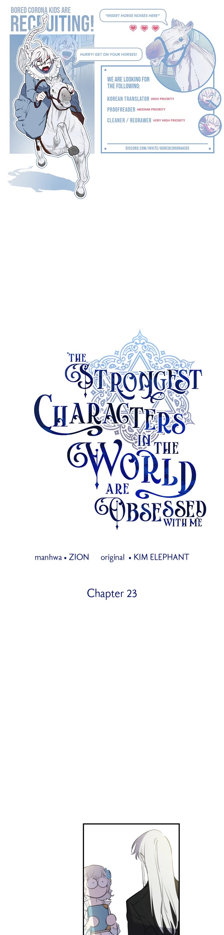 The Strongest Characters in the World Are Obsessed With Me Chapter 23 page 1 - Chapter 23