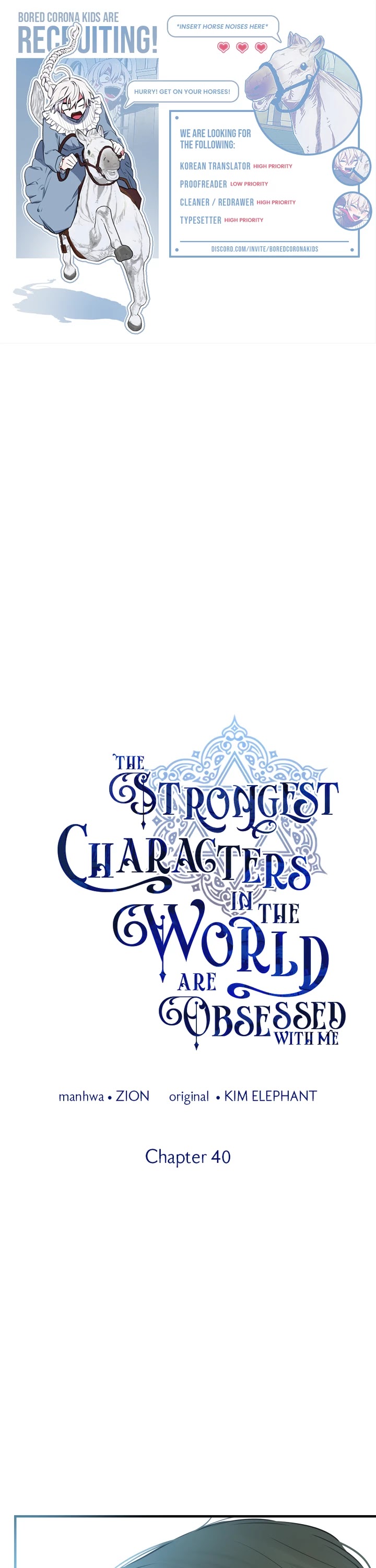 The Strongest Characters in the World Are Obsessed With Me Chapter 40 page 1 - Chapter 40