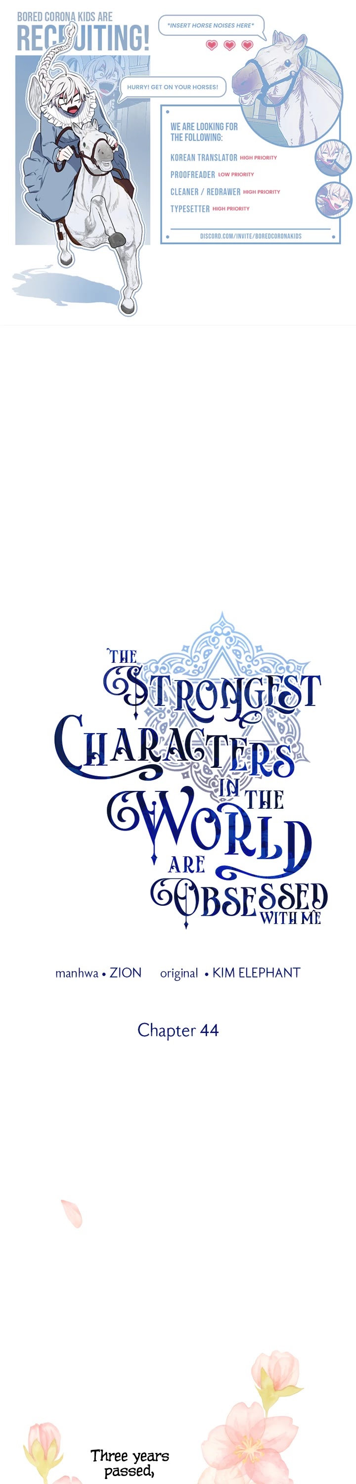 The Strongest Characters in the World Are Obsessed With Me Chapter 44 page 1 - Chapter 44