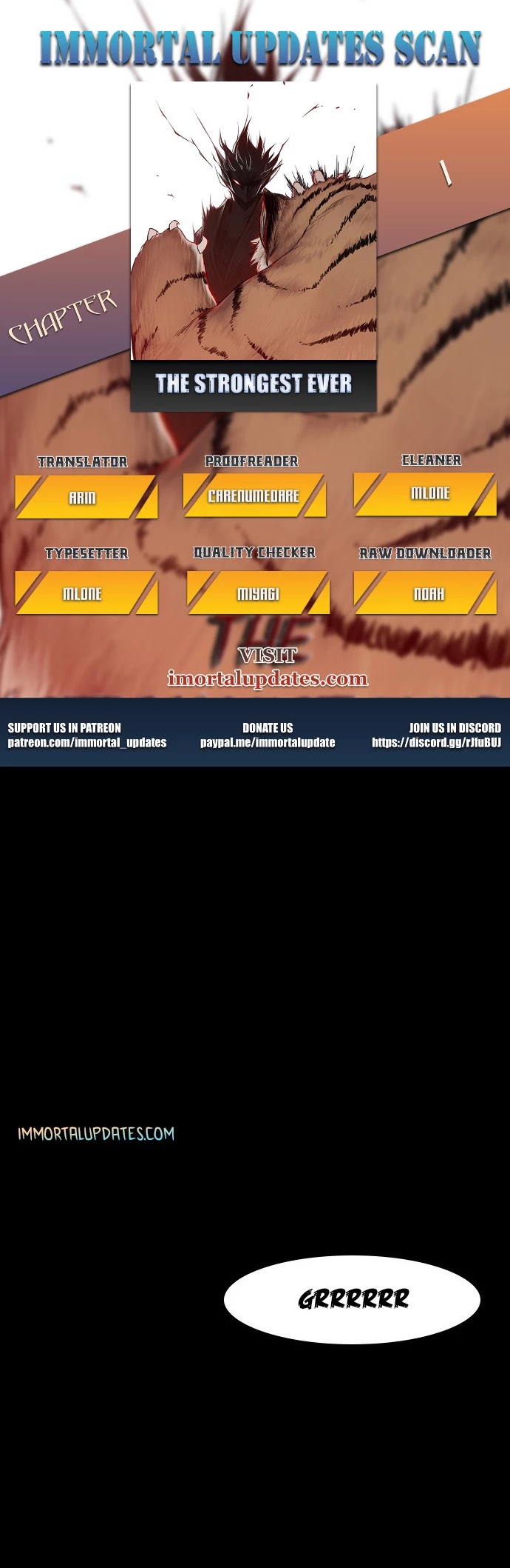 The Strongest Ever Chapter 1 page 1 - Chapter 1