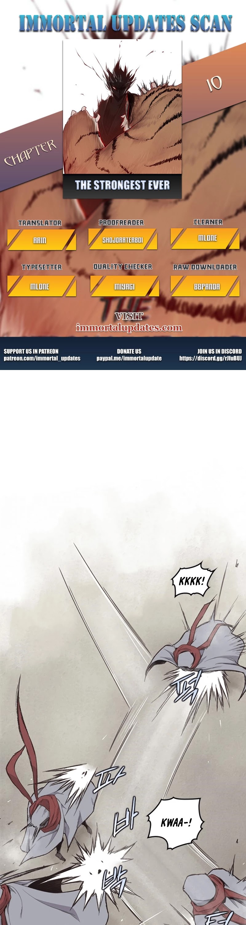 The Strongest Ever Chapter 10 page 1 - Chapter 10