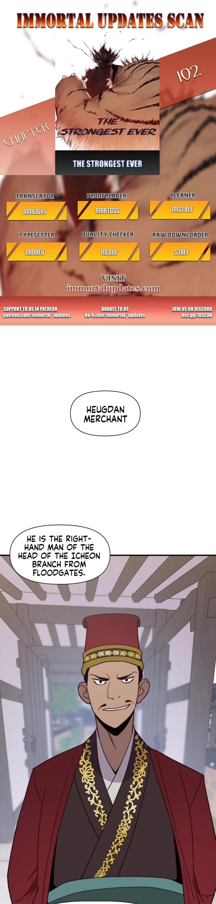 The Strongest Ever Chapter 102 page 1 - Chapter 102