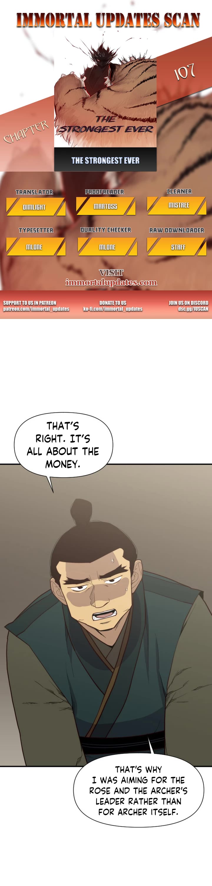 The Strongest Ever Chapter 107 page 1 - Chapter 107