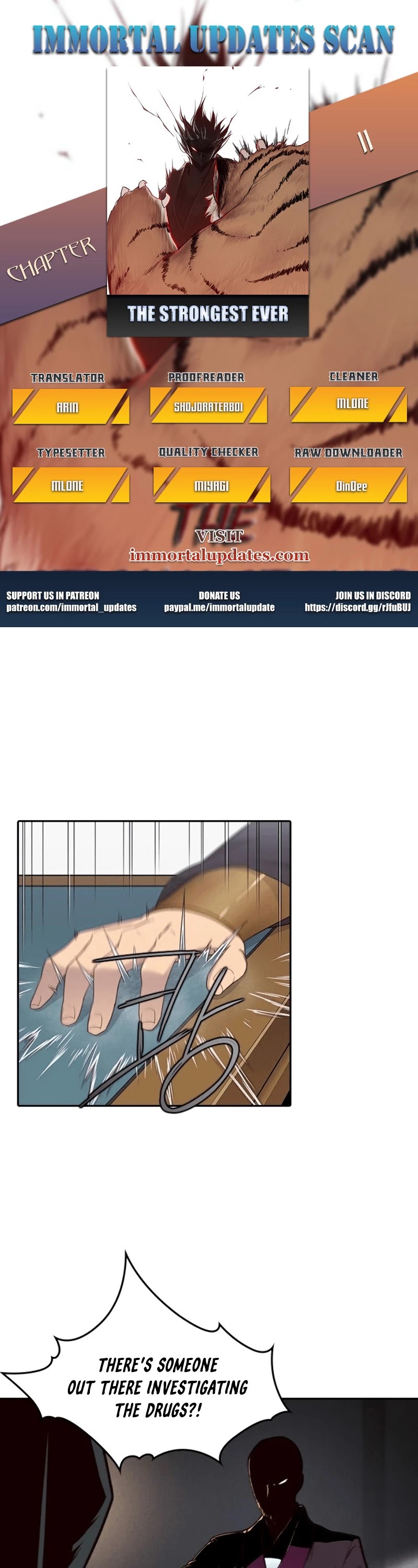 The Strongest Ever Chapter 11 page 1 - Chapter 11