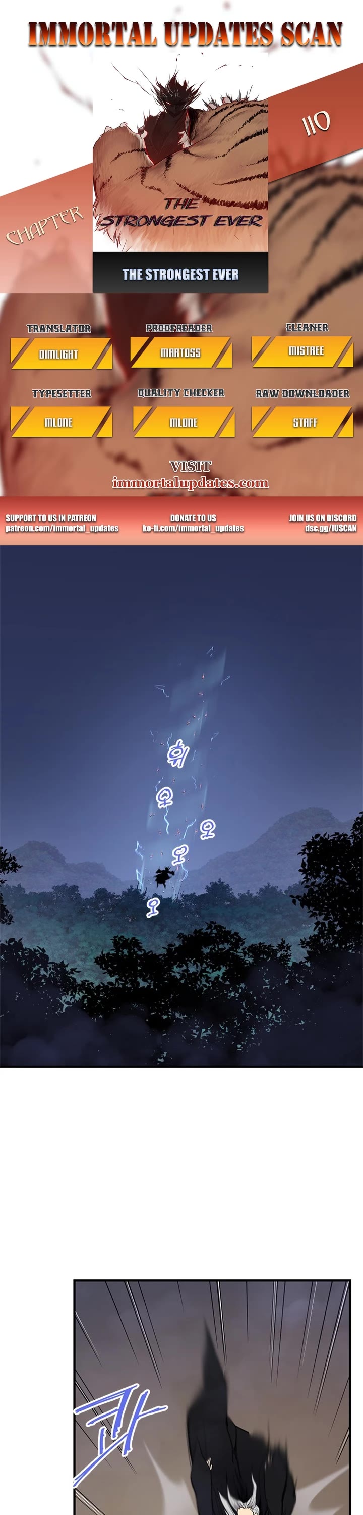 The Strongest Ever Chapter 110 page 1 - Chapter 110
