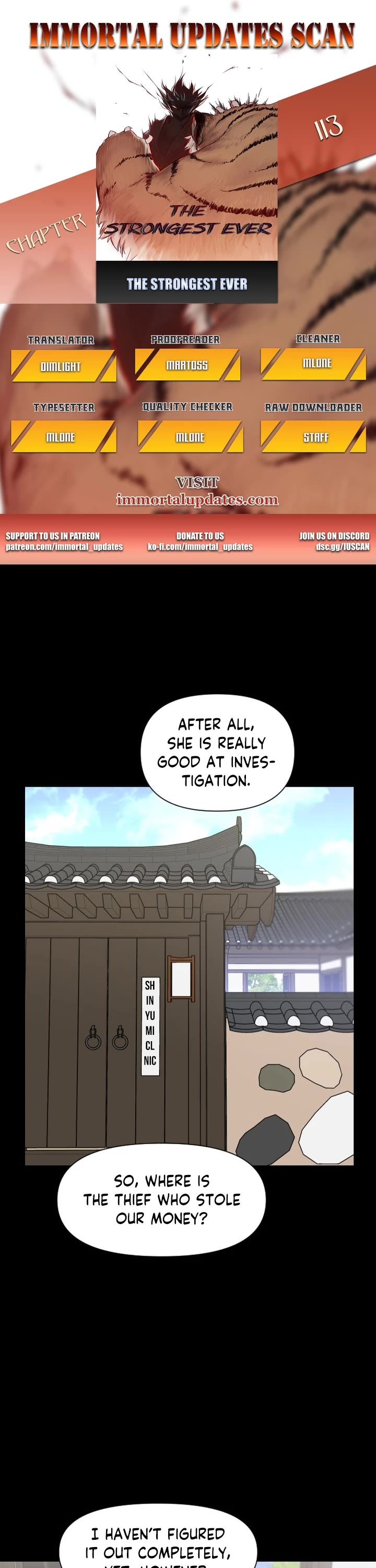 The Strongest Ever Chapter 113 page 1 - Chapter 113