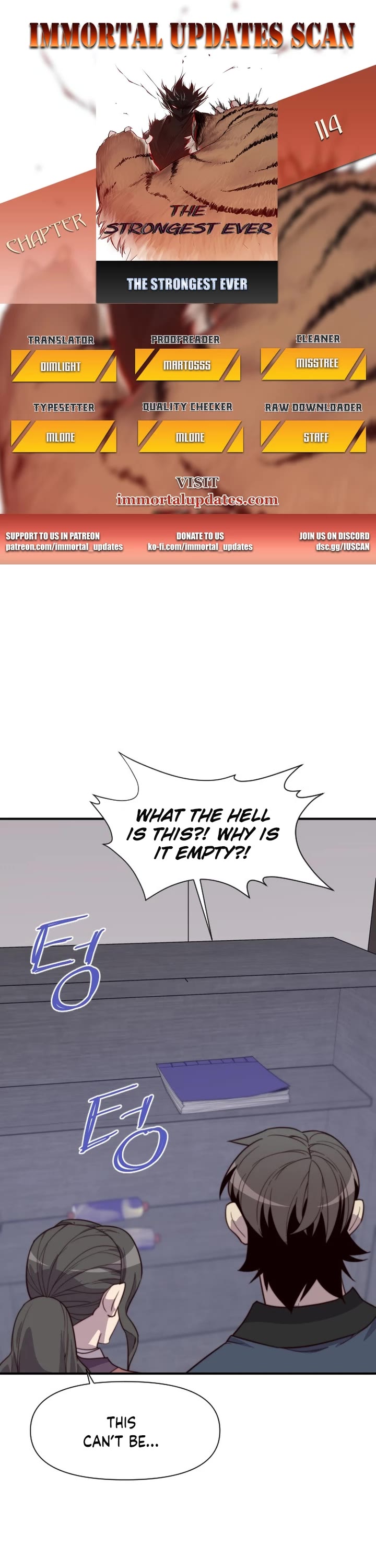 The Strongest Ever Chapter 114 page 1 - Chapter 114