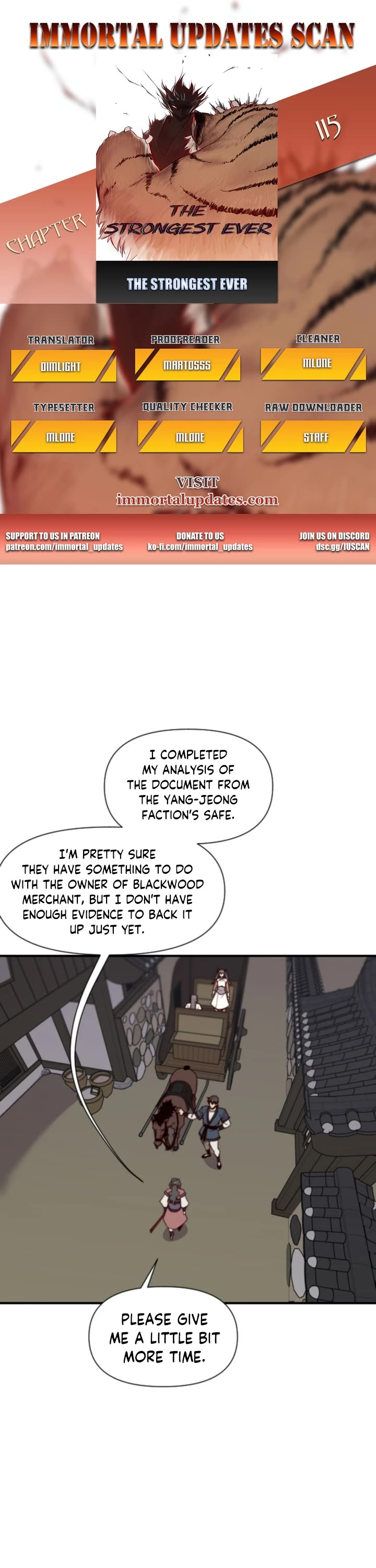 The Strongest Ever Chapter 115 page 1 - Chapter 115