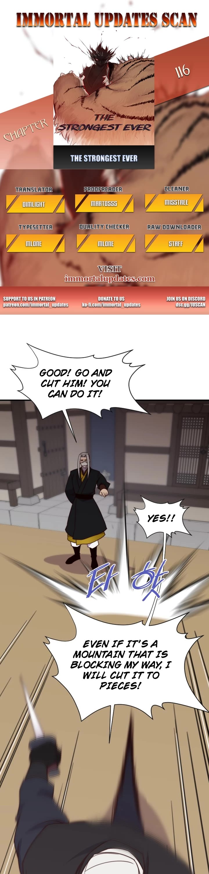 The Strongest Ever Chapter 116 page 1 - Chapter 116
