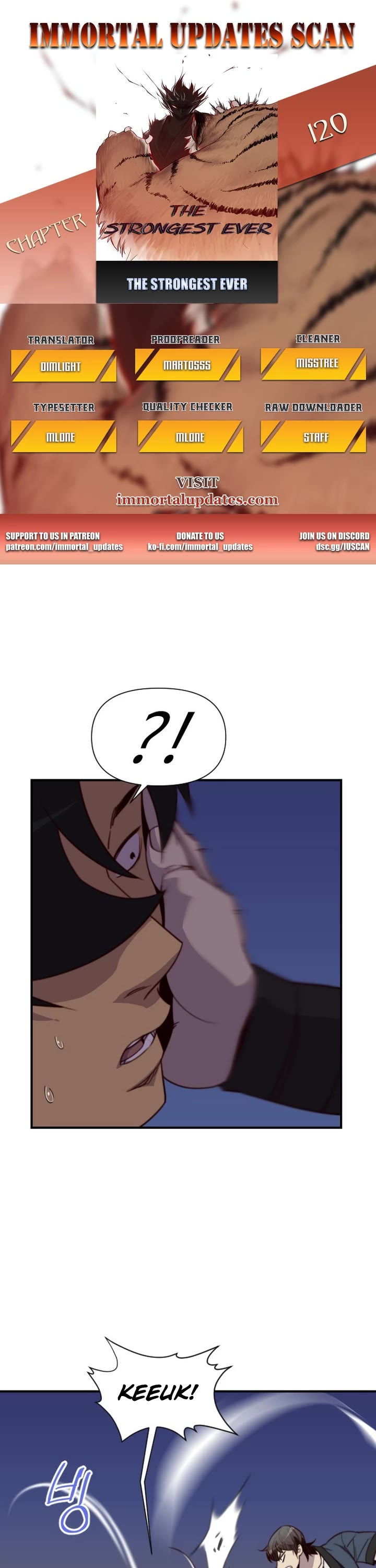 The Strongest Ever Chapter 120 page 1 - Chapter 120