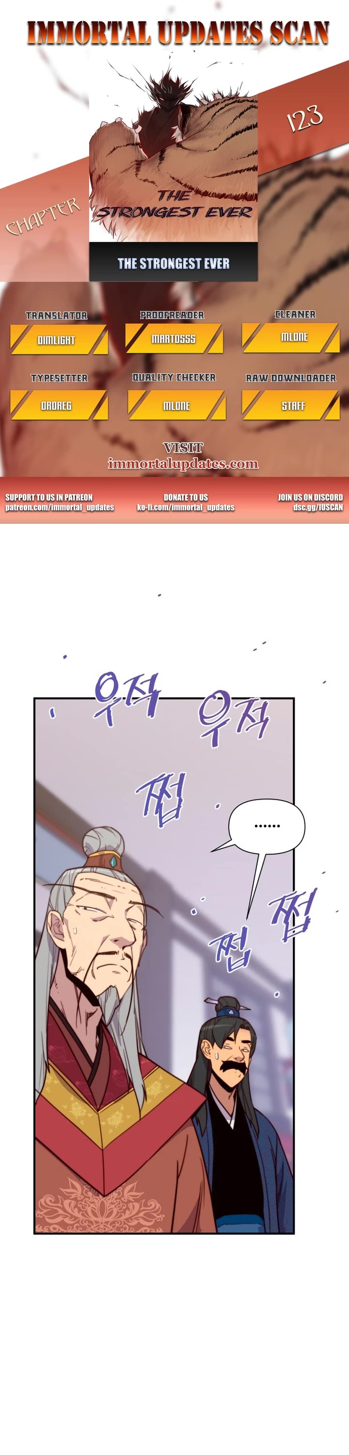 The Strongest Ever Chapter 123 page 1 - Chapter 123
