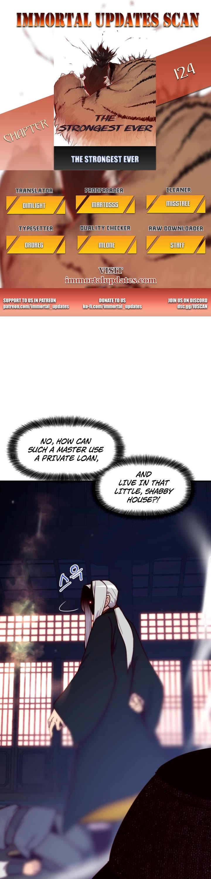The Strongest Ever Chapter 124 page 1 - Chapter 124