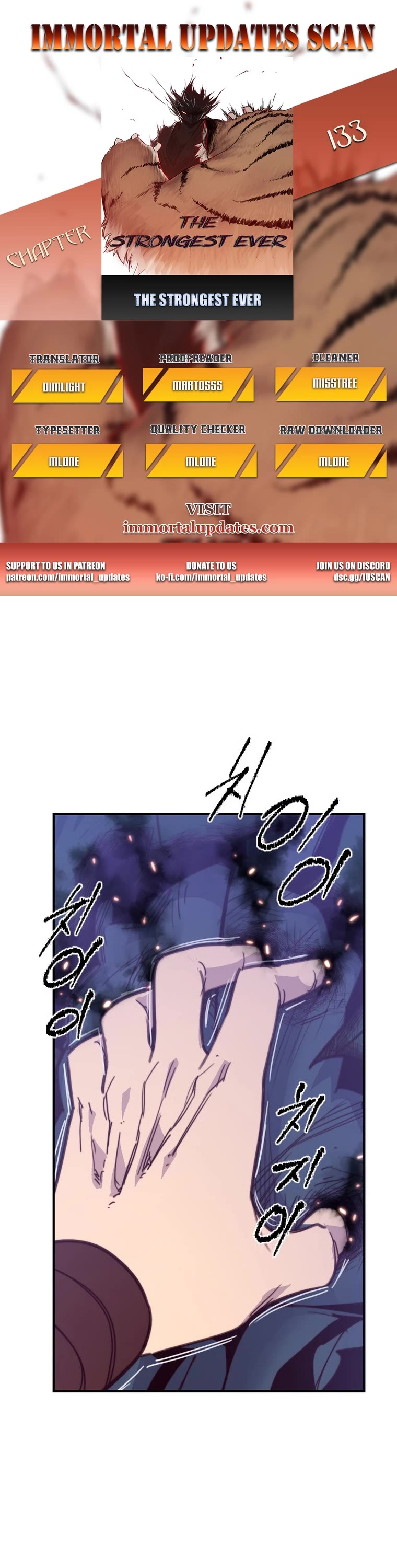 The Strongest Ever Chapter 133 page 1 - Chapter 133