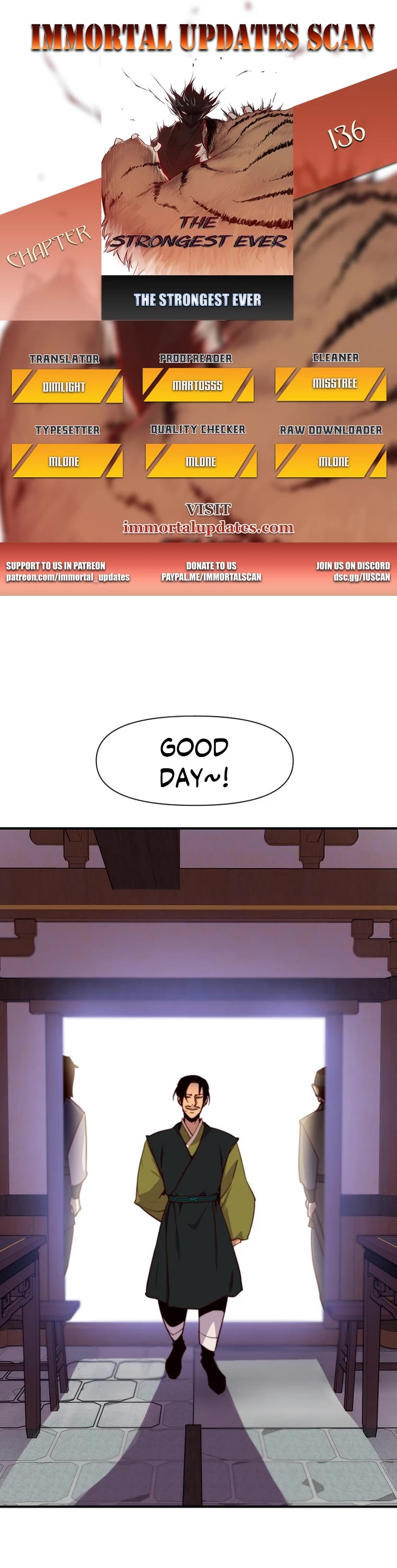 The Strongest Ever Chapter 136 page 1 - Chapter 136