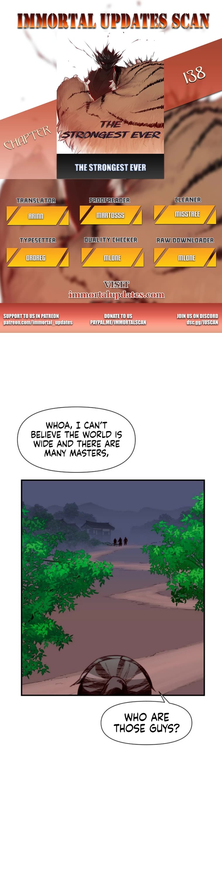 The Strongest Ever Chapter 138 page 1 - Chapter 138