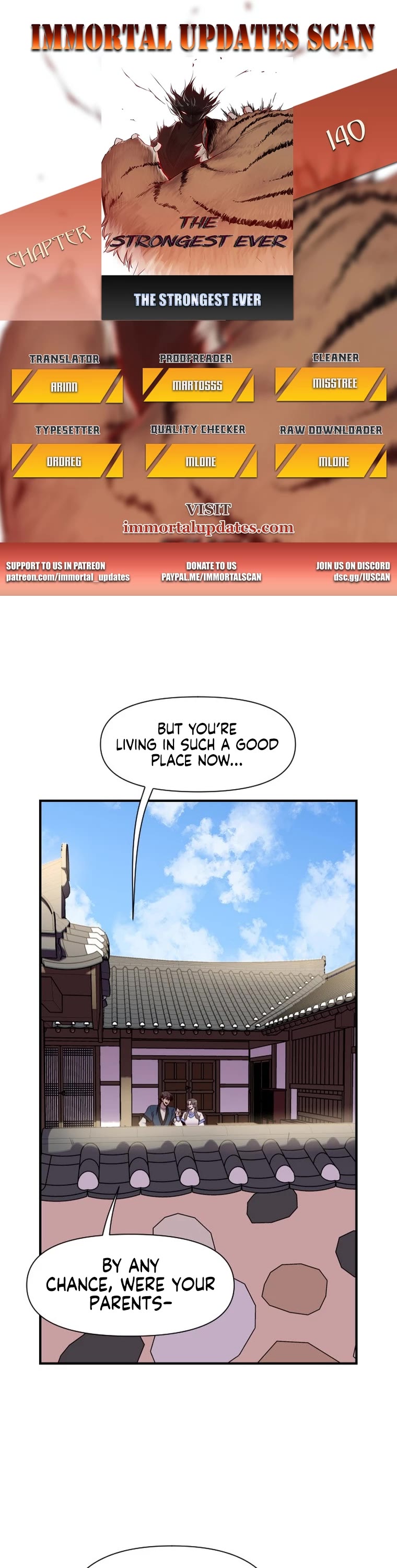 The Strongest Ever Chapter 140 page 1 - Chapter 140