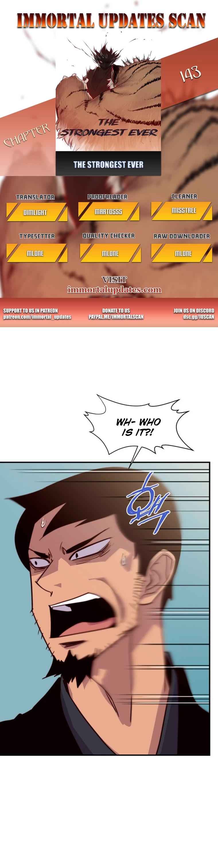 The Strongest Ever Chapter 143 page 1 - Chapter 143