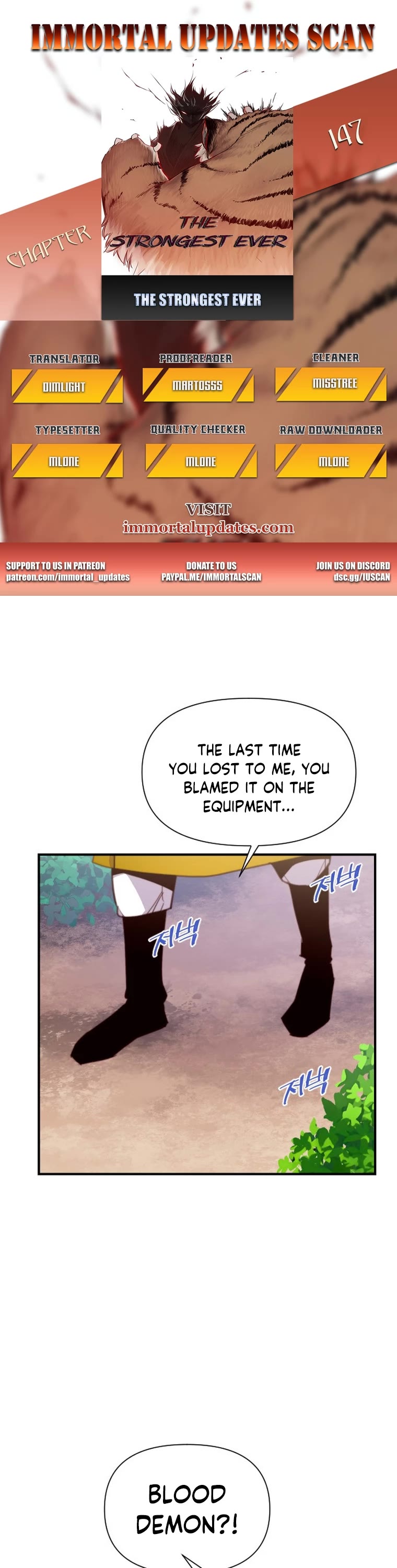 The Strongest Ever Chapter 147 page 1 - Chapter 147